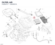 FILTER, AIR 42640031A diagram position
