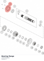 Diagram preview: Bearing flange (C90030068000)