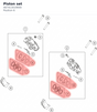 Diagram preview: Piston set (A67413019000)