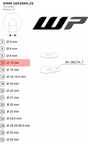 Diagram preview: SHIM 10X29X0,25 (36120346)