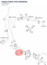 Diagram preview: ANGLE PIECE FOR OVERRUN (63503098030)