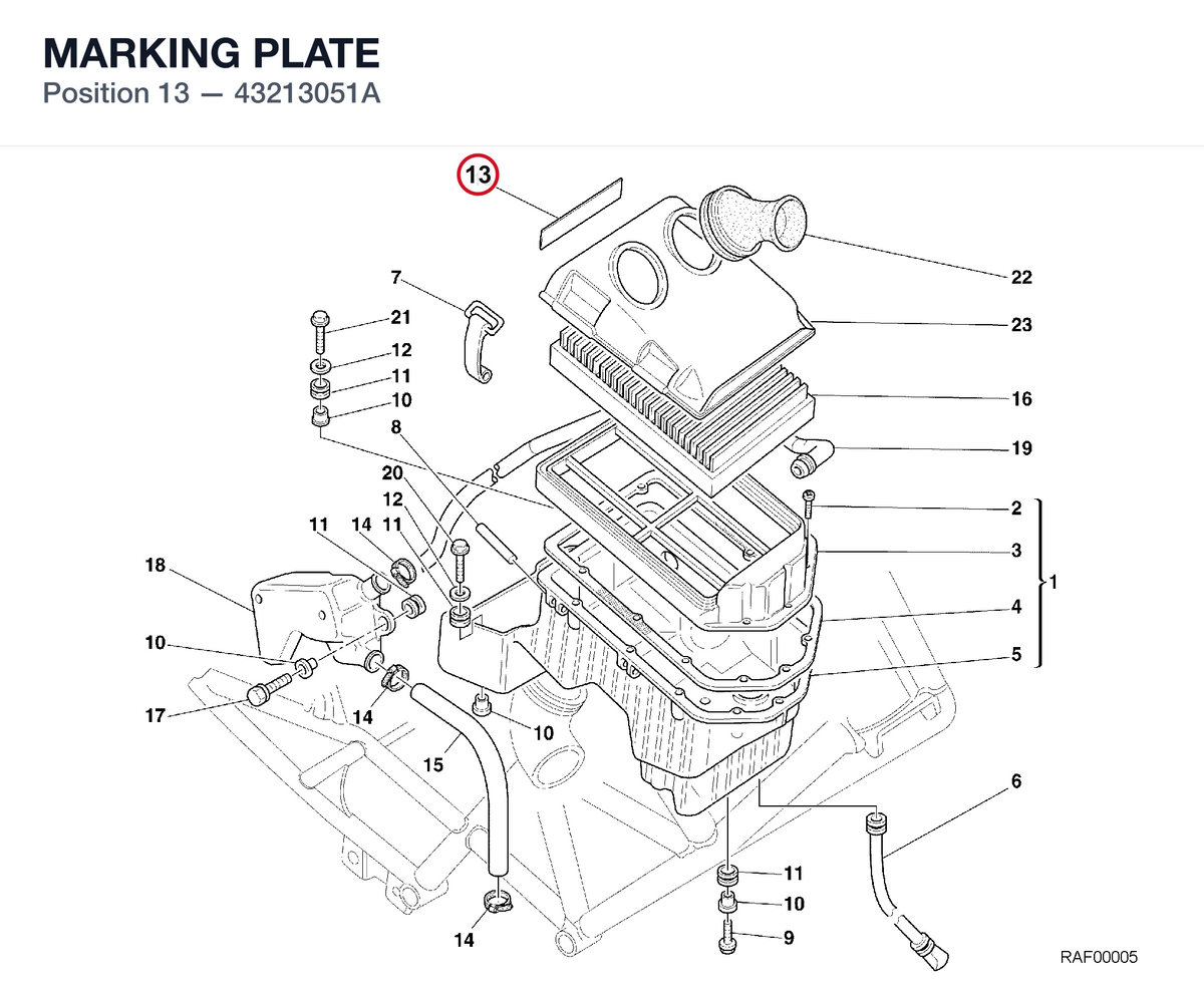 MARKING PLATE