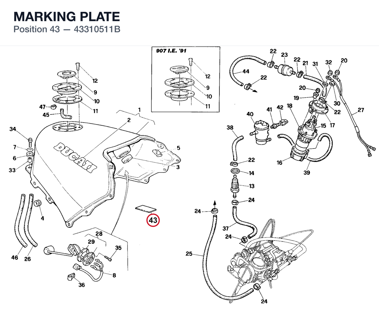 MARKING PLATE