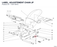 LABEL, ADJUSTEMENT CHAIN JP