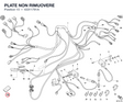 PLATE NON RIMUOVERE 43311791A diagram position