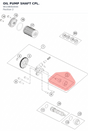 Diagram preview: OIL PUMP SHAFT CPL. (90138002044)