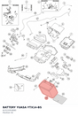 Diagram preview: BATTERY YUASA YTX14-BS (61311053000)