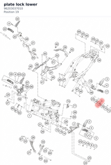 Diagram preview: plate lock lower (96203037010)