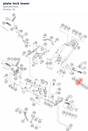 Diagram preview: plate lock lower (96203037010)
