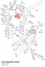 Diagram preview: CLIP HOLDING PLATE (76407013041)