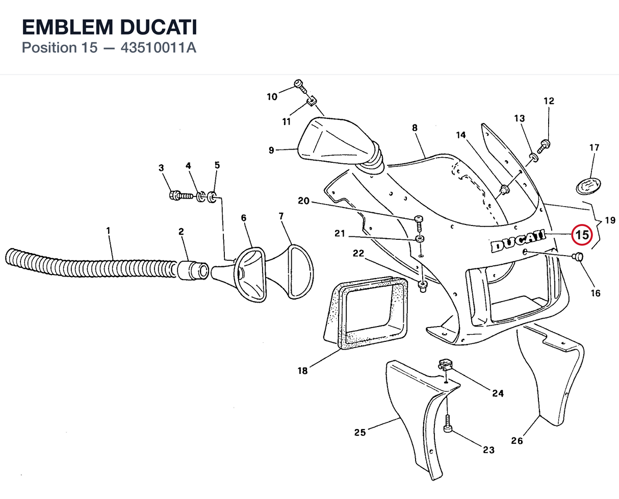 EMBLEM DUCATI