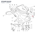STICKER DUCATI