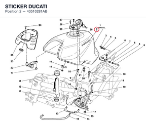 STICKER DUCATI