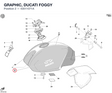 GRAPHIC, DUCATI FOGGY
