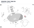 GRAPHIC, FUEL TANK RH