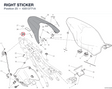 RIGHT STICKER 43513771A diagram position