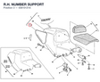 R.H. NUMBER SUPPORT
