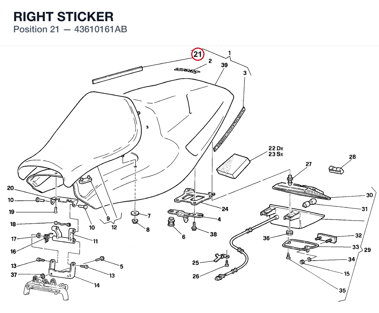 RIGHT STICKER