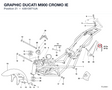 GRAPHIC DUCATI M900 CROMO IE