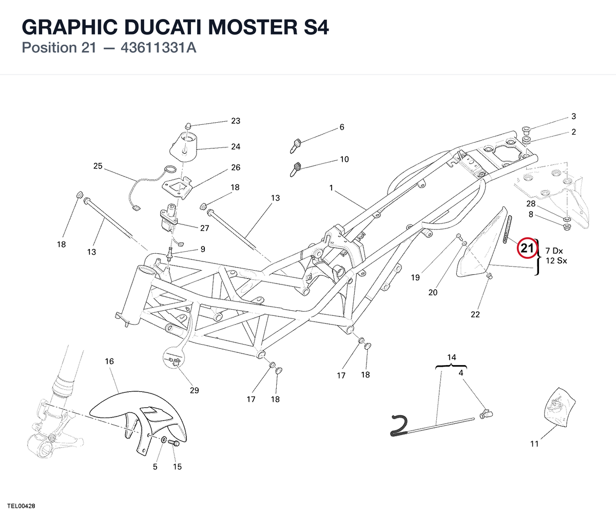 GRAPHIC DUCATI MOSTER S4