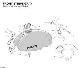 FRONT STRIPE GRAY 43611721AG diagram position