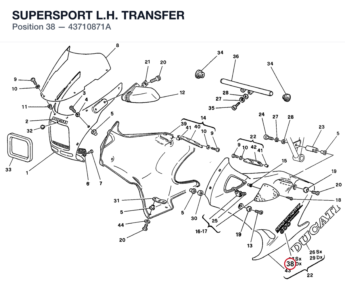 SUPERSPORT L.H. TRANSFER