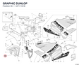 GRAPHIC DUNLOP 43711181B diagram position