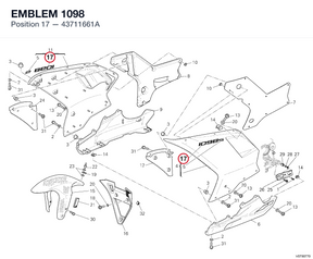 EMBLEM 1098 43711661A diagram position