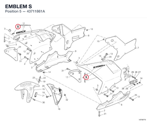 EMBLEM S 43711861A diagram position