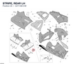 STRIPE, REAR LH 43711881CW diagram position