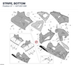 STRIPE, BOTTOM 43712011AW diagram position