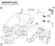 MARKING PLATE 43810581AB diagram position