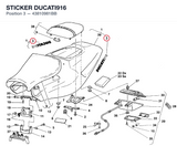 STICKER DUCATI916