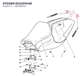 STICKER DUCATI916R