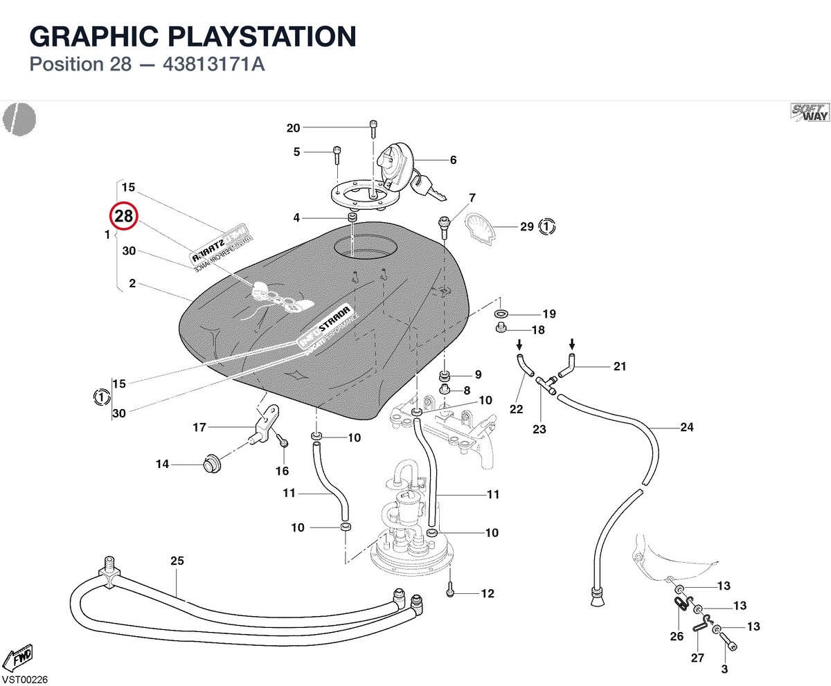 GRAPHIC PLAYSTATION 43813171A diagram position