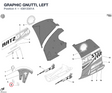 GRAPHIC GNUTTI, LEFT 43813301A diagram position