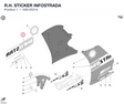 R.H. STICKER INFOSTRADA 43813521A diagram position