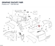 GRAPHIC DUCATI 749R 43813631AB diagram position