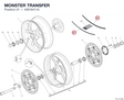 MONSTER TRANSFER 43816411A diagram position