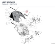 LEFT STICKER 43817441A diagram position