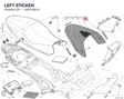 LEFT STICKER 43818361A diagram position
