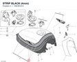 STRIP BLACK (4mm) 4381B181A diagram position