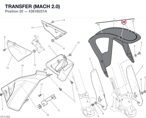 TRANSFER (MACH 2.0) 4381B221A diagram position