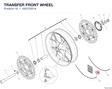 TRANSFER FRONT WHEEL 4381D351A diagram position