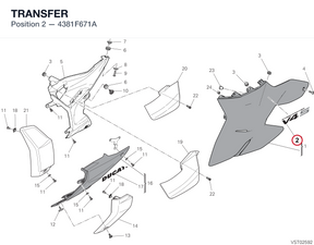TRANSFER 4381F671A diagram position