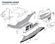 TRANSFER UPPER 4381G031A diagram position