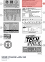 Diagram preview: NOISE EMISSION LABEL USA (LI24-A610-13A)