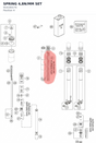 Diagram preview: SPRING 4,8N/MM SET (91410017S)
