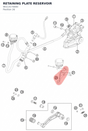Diagram preview: RETAINING PLATE RESERVOIR (90113174000)