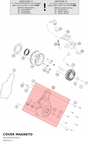 Diagram preview: COVER MAGNETO (96330002033C1)